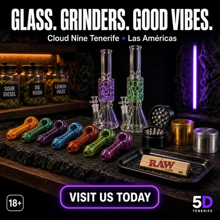 Cloud Nine smoke shop advert (18+)