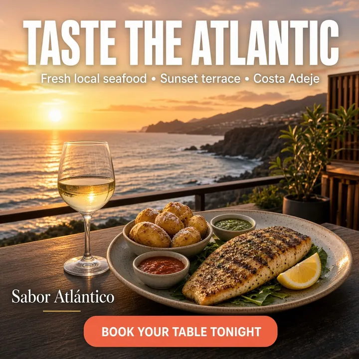 Sabor Atlántico restaurant advert