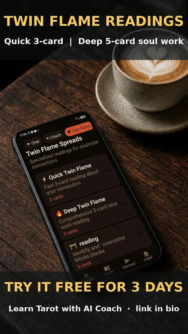 Twin Flame Readings app advert