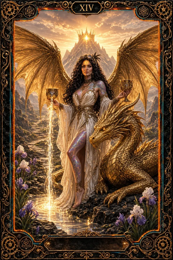 Dragon Witch tarot: Temperance