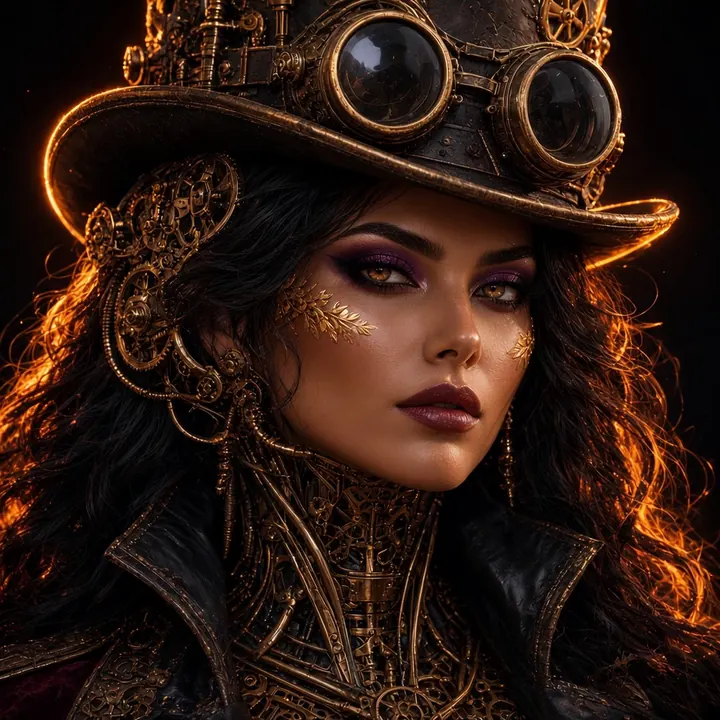 Steampunk portrait