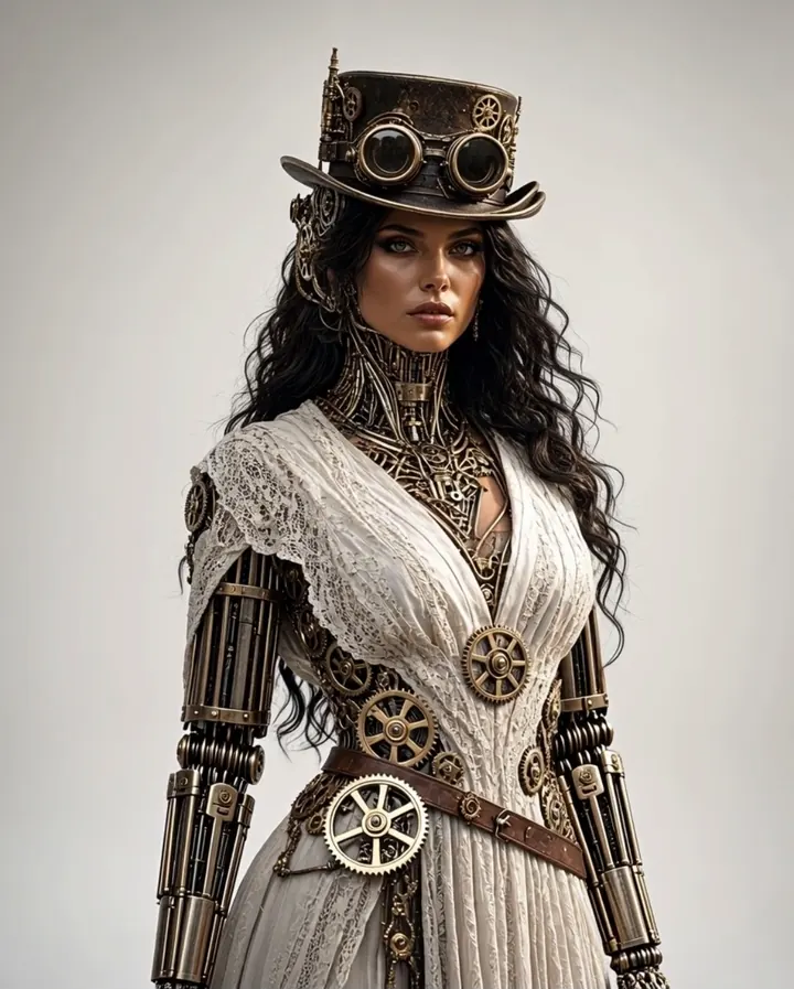 AI model studio shot