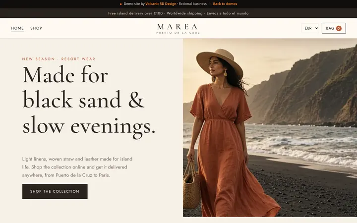 Demo: Marea Boutique