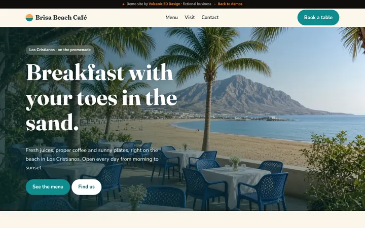 Demo: Brisa Beach Café